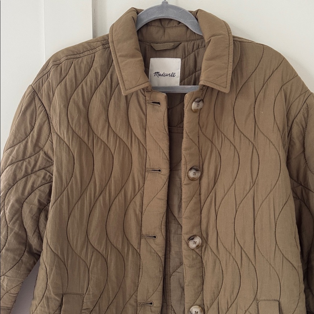 Madewell Quilted Belrose Shirt-Jacket Size S - Picture 4 of 13